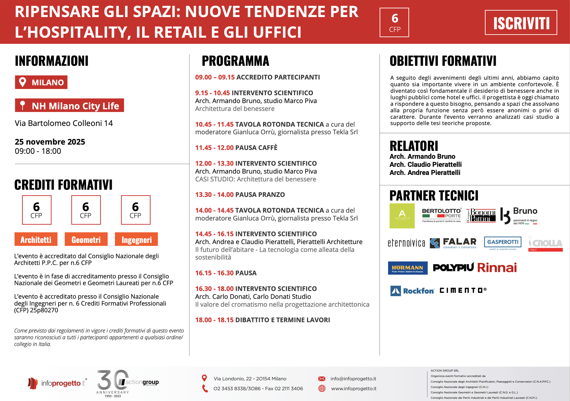 Infoprogetto NH Milano City Life: 25 novembre 2025