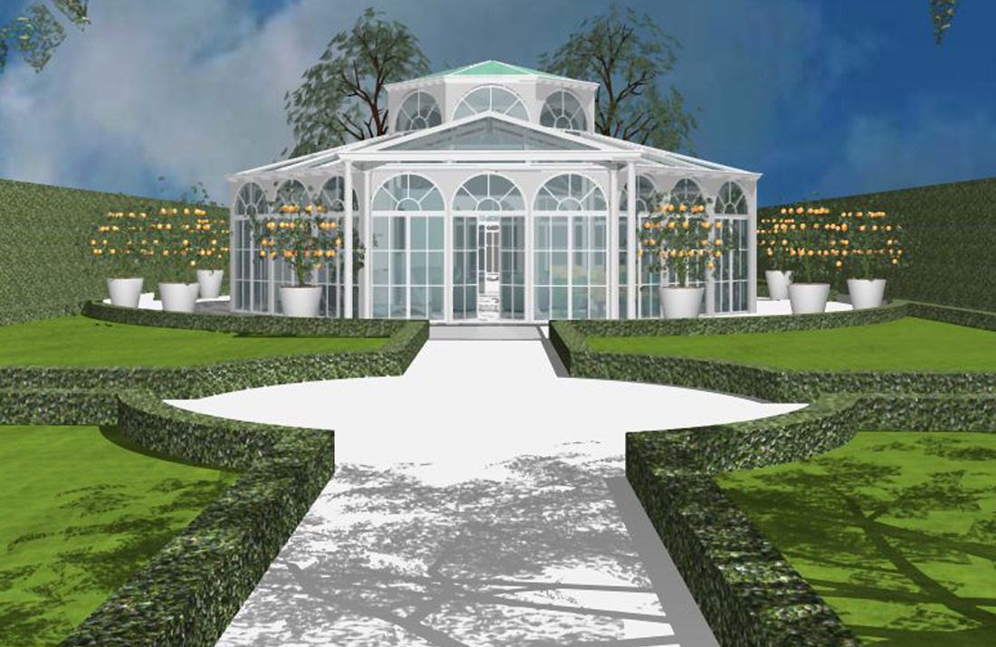progettazione Giardino d'Inverno - prima